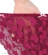 ست شورت و سوتین توری فنردار ژوبین کد 1005 طرح قلبی