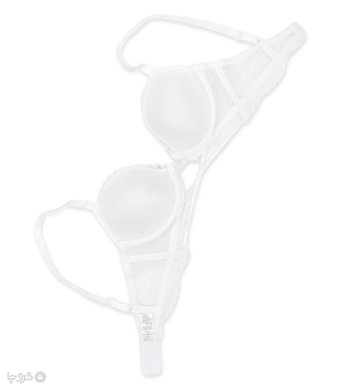 سوتین Neev نیو کاپدار فنردار دانتل کد Lillium سفید White