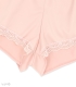 ست شورتک و نیم تنه بندی ساتن و دانتل Neev نیو کد Swan صورتی Pink