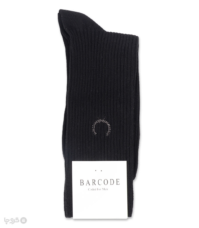 جوراب ساقدار کبریتی Barcode بارکد طرح گلدوزی خوشه