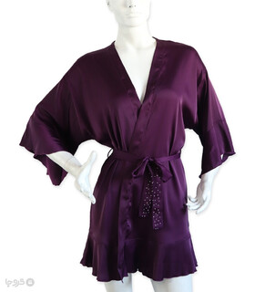 روبدوشامبر ساتن Neev نیو کد Robe بنفش Purple