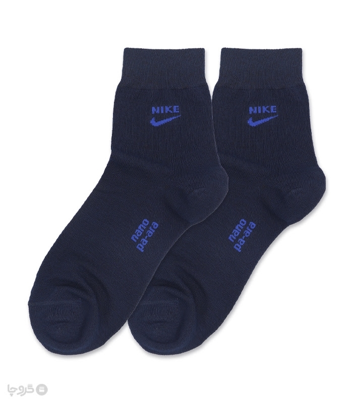 جوراب نانو نیم ساق پاآرا کد 402 طرح Nike