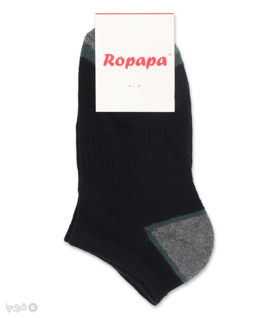 جوراب مچی کف حوله‌ای Ropapa روپاپا طرح خط دار
