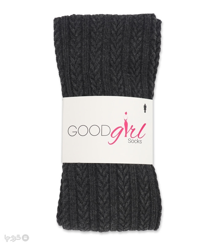 جوراب شلواری بافت برجسته Good Girl گود گرل کد 700 طرح خوشه گندم