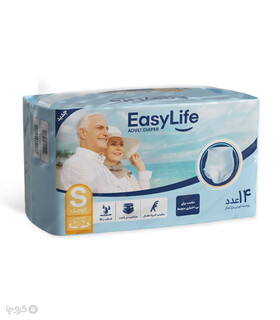 پوشینه بزرگسال Easy Life ایزی لایف مدل شورتی کوچک - بسته 14 عددی