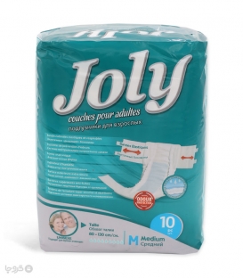 پوشینه بزرگسال Joly جولی مدل چسبی متوسط - بسته 10 عددی
