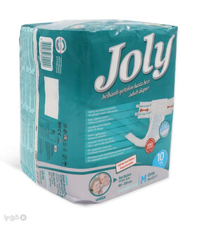 پوشینه بزرگسال Joly جولی مدل چسبی متوسط - بسته 10 عددی
