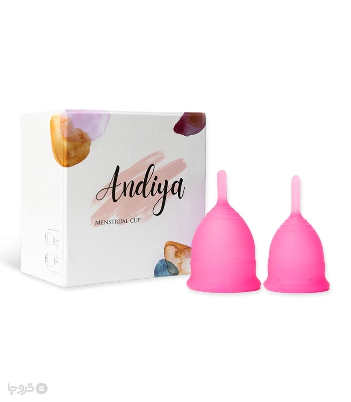 کاپ قاعدگی Andiya آندیا مدل Double - بسته دو عددی