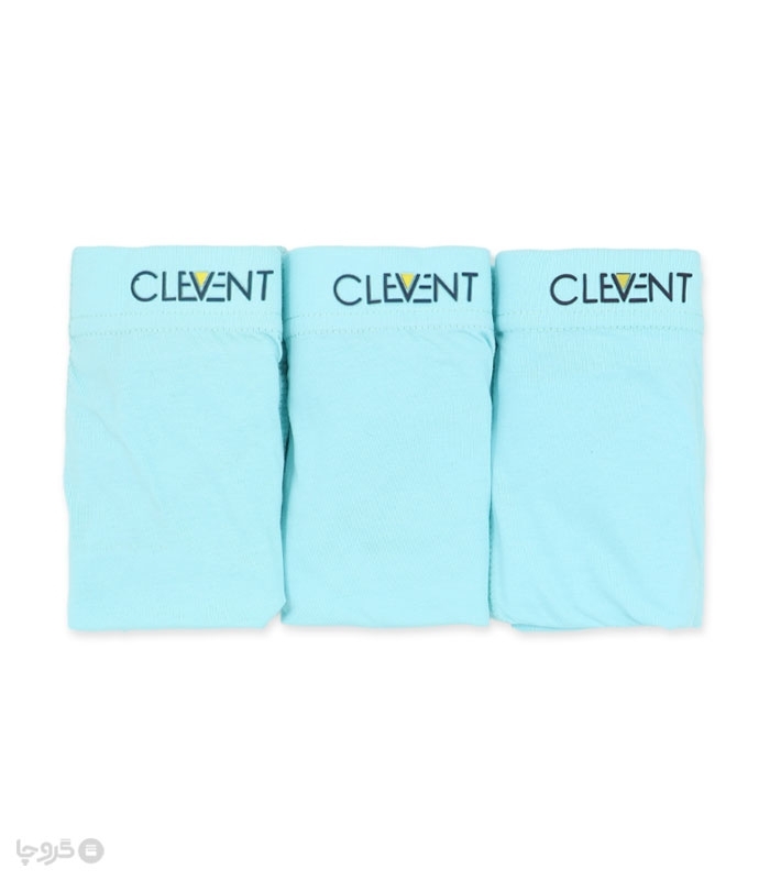 پک شورت مردانه پادار نخی کمر کش Clevent کلونت کد 2407 - بسته 3 عددی