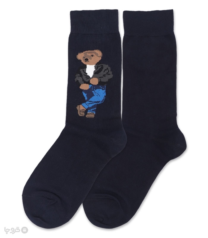 جوراب ساقدار Ropapa روپاپا طرح Teddy
