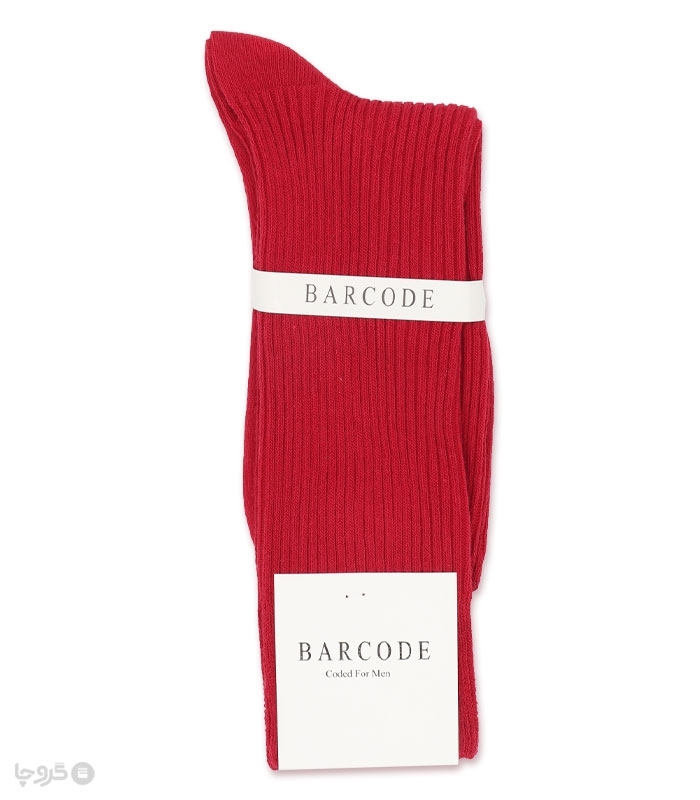 جوراب ساقدار کبریتی Barcode بارکد طرح ژاکارد ساده