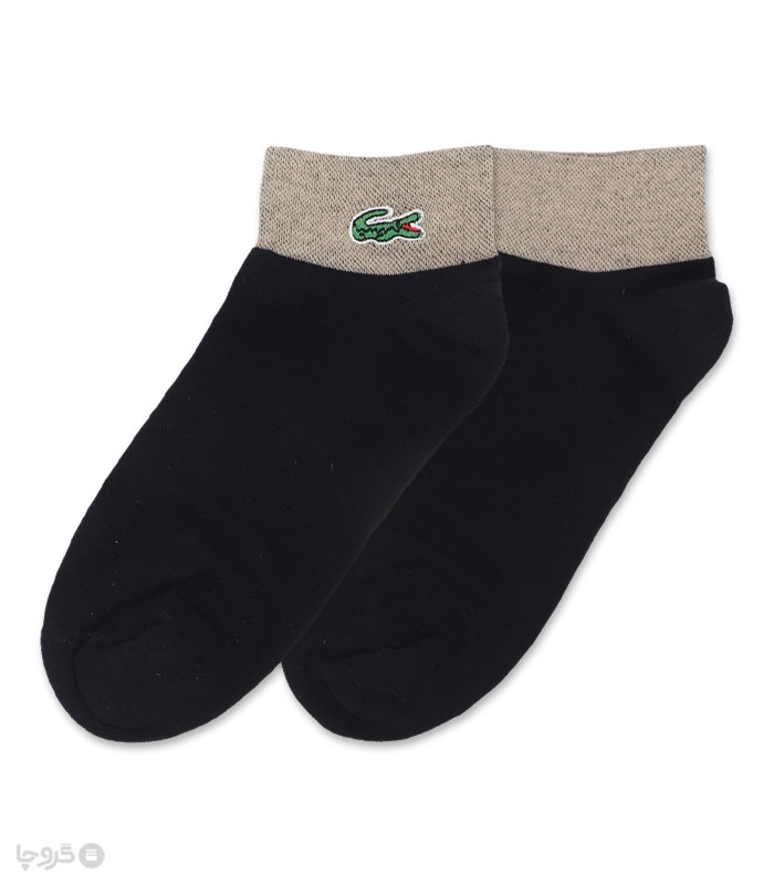 جوراب مچی گلدوزی کد 100021 طرح Lacoste