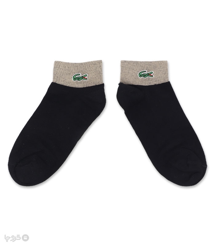 جوراب مچی گلدوزی کد 100021 طرح Lacoste