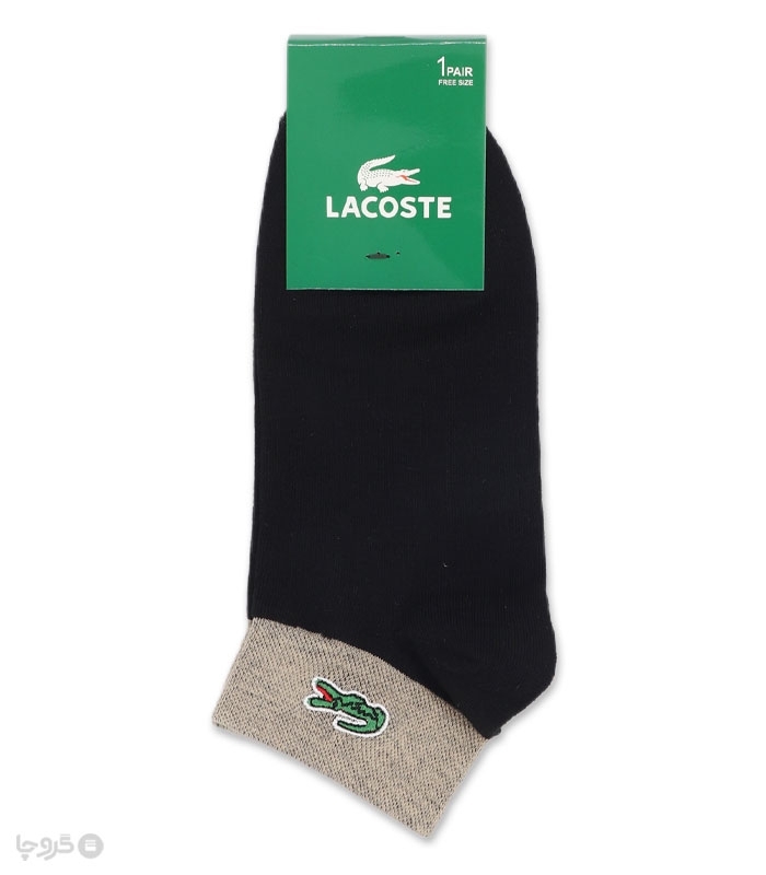 جوراب مچی گلدوزی کد 100021 طرح Lacoste