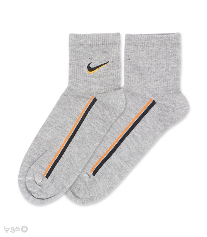 جوراب نیم ساق گلدوزی کد 80003 طرح Nike