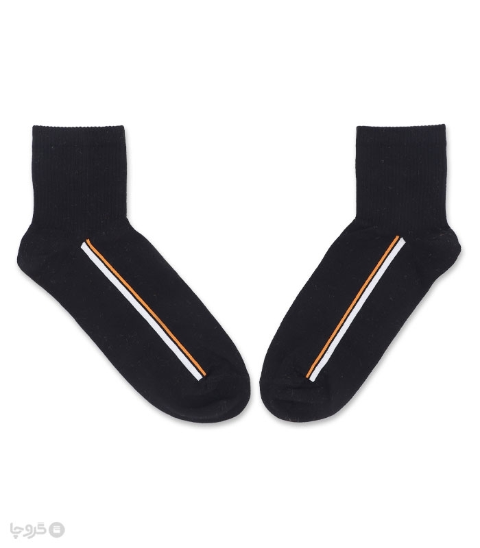 جوراب نیم ساق گلدوزی کد 80003 طرح Nike