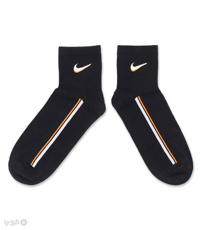 جوراب نیم ساق گلدوزی کد 80003 طرح Nike