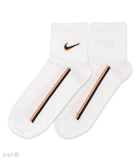 جوراب نیم ساق گلدوزی کد 80003 طرح Nike