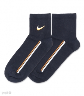 جوراب نیم ساق گلدوزی کد 80003 طرح Nike
