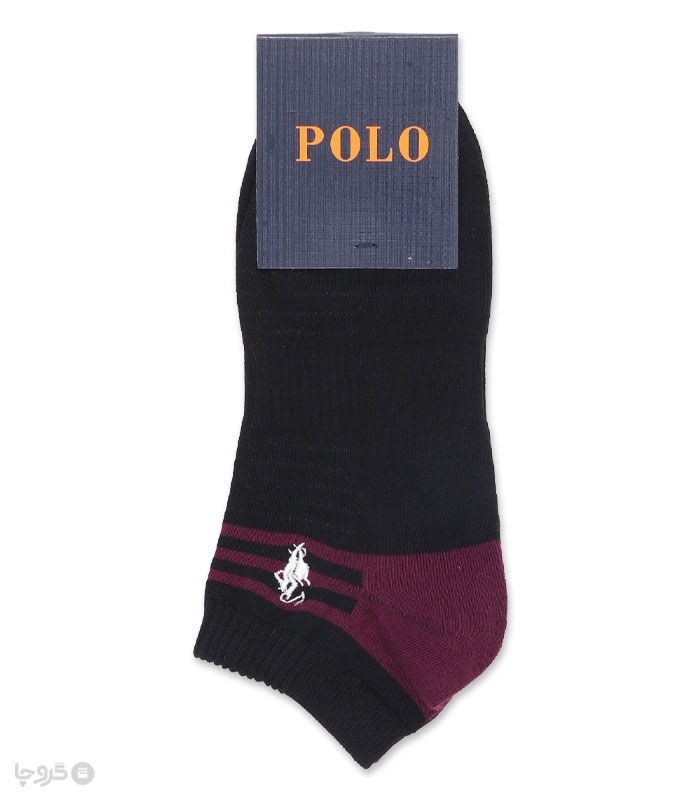 جوراب مچی گلدوزی کد 60033 طرح Polo