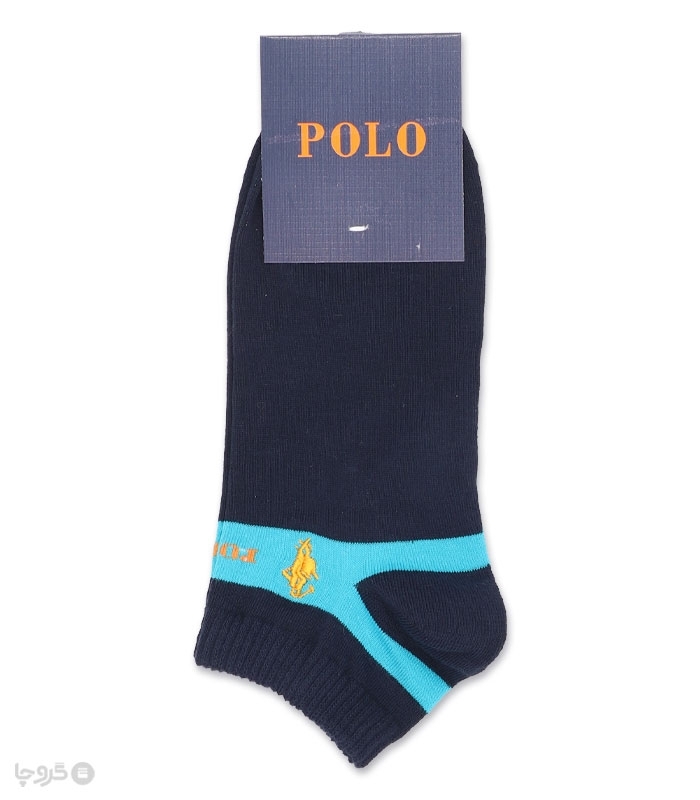 جوراب مچی گلدوزی کد 60031 طرح Polo