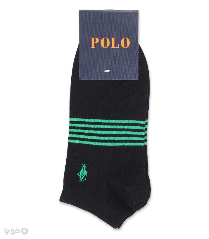 جوراب مچی گلدوزی کد 60002 طرح Polo