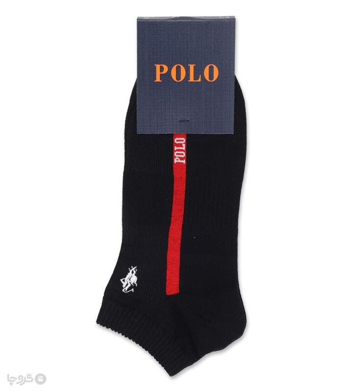 جوراب مچی گلدوزی کد 60025 طرح Polo