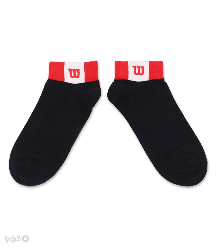 جوراب مچی گلدوزی کد 60014 طرح Wilson