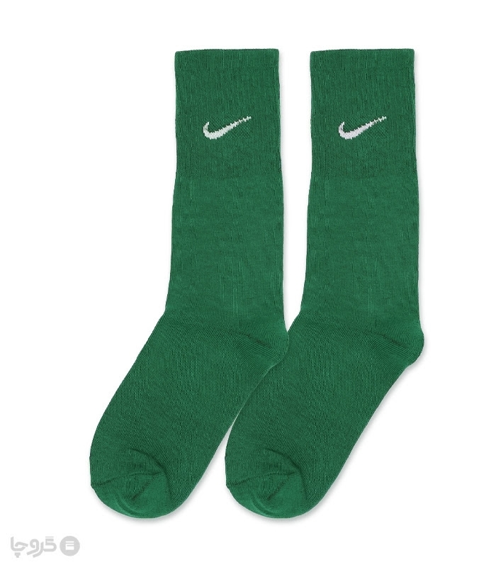 جوراب ساقدار کش انگلیسی طرح Nike طیف سبز