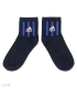 جوراب نیم ساق گلدوزی کد 80002 طرح Adidas