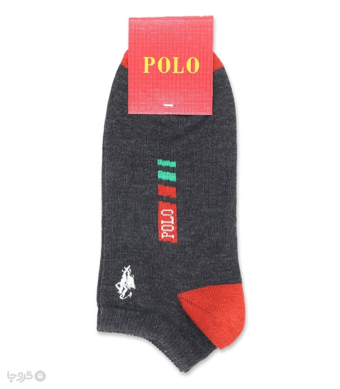 جوراب مچی گلدوزی کد 10004 طرح Polo