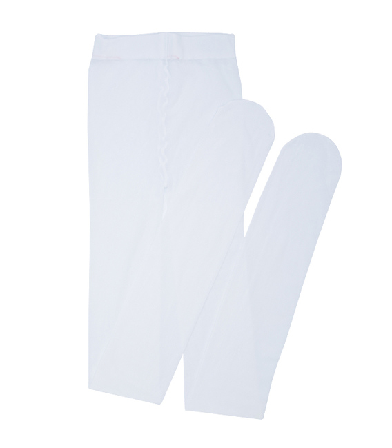 جوراب شلواری بچگانه طرح ساده سفید