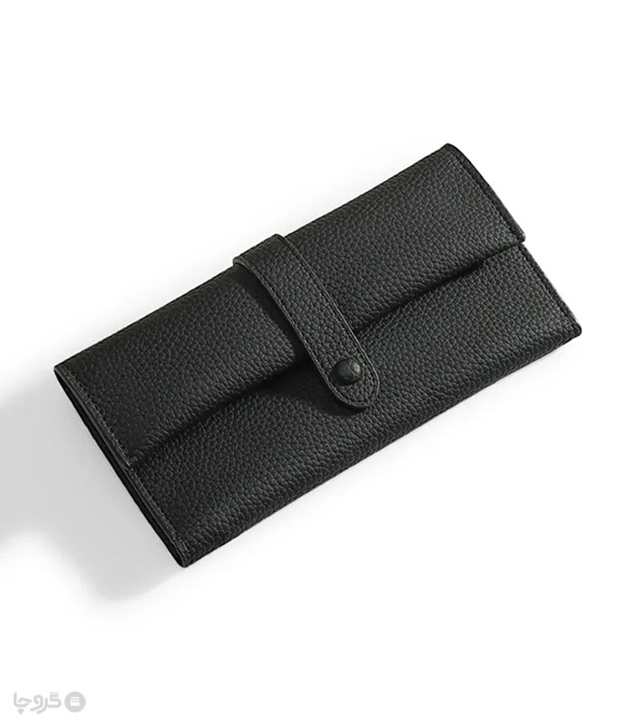 کیف پول زنانه تاشو دکمه دار Taomicmic تائومیک میک کد Y8382 ساده