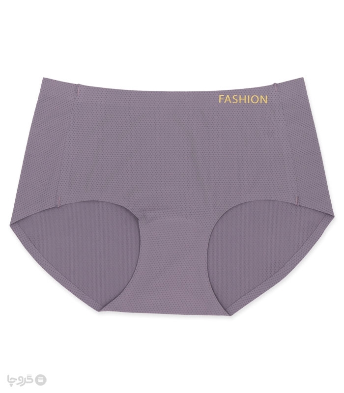 شورت زنانه اسلیپ لیزری سوزنی کد 8750 طرح نوشته Fashion