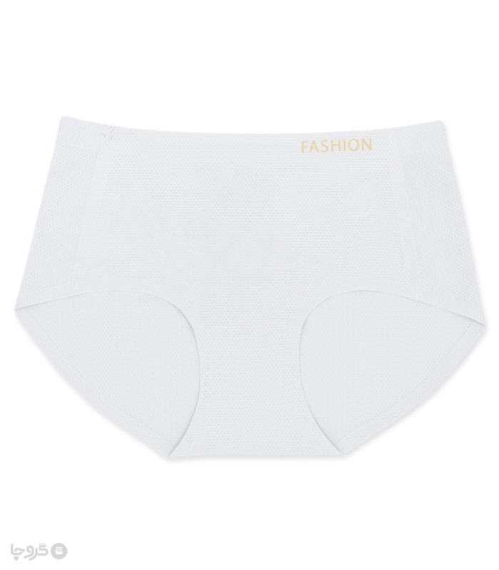 شورت زنانه اسلیپ لیزری سوزنی کد 8750 طرح نوشته Fashion