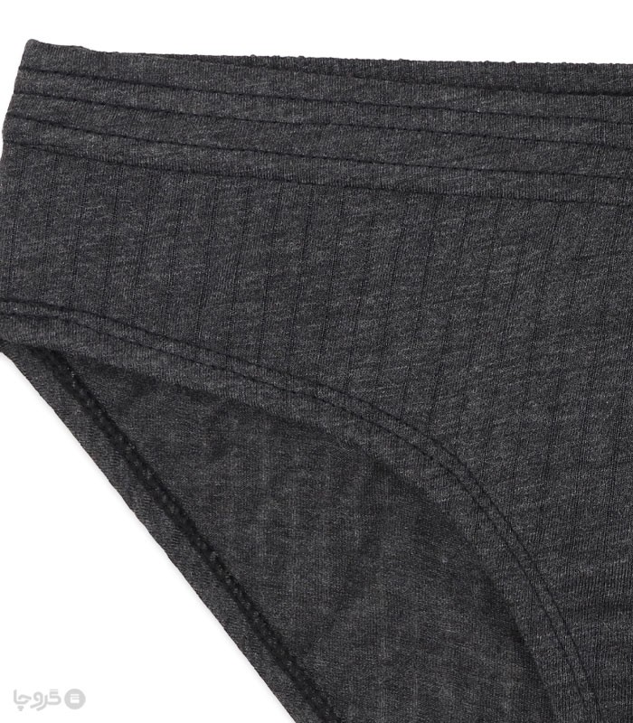 پک شورت اسلیپ نخی سوزن خالی ملانژ کمر لیفه‌ای نیکوتن پوش کد 3209 - بسته 3 عددی