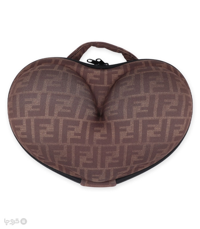 کیف لباس زیر زنانه قلبی کد 4031 طرح Fendi