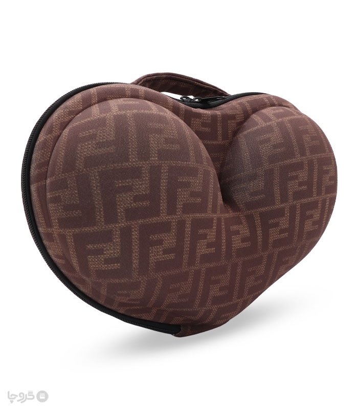 کیف لباس زیر زنانه قلبی کد 4031 طرح Fendi