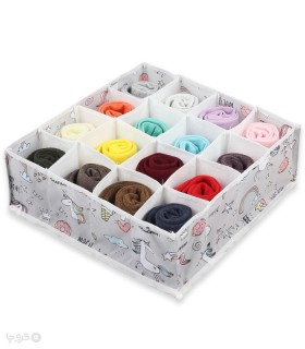 نظم دهنده کشو طرح تکشاخ کد 411 ابعاد 10×30×30 سانتی متر - 16 جیب