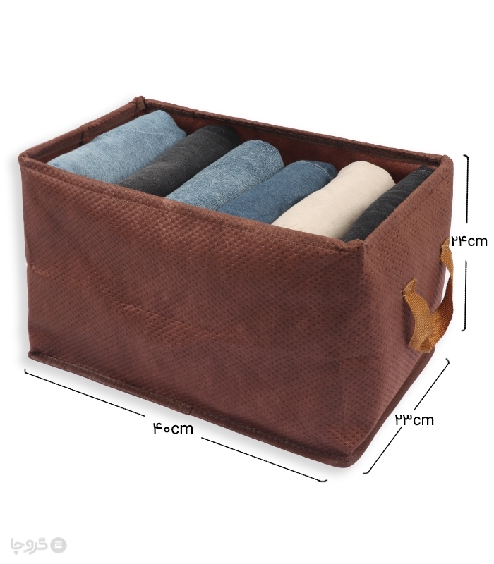 باکس نظم دهنده شلوار استند دار کد 417 ابعاد 23×24×40 سانتی متر