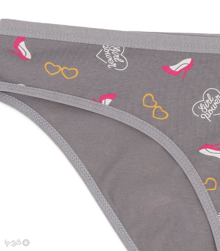 پک شورت زنانه اسلیپ نخی Adak آداک کد 138 طرح میکس 112 - بسته 3 عددی