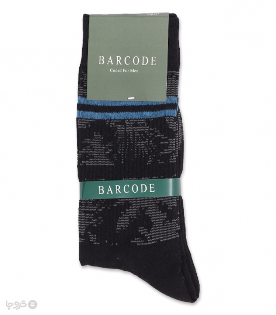 جوراب ساقدار کش انگلیسی Barcode بارکد طرح درخت پالم