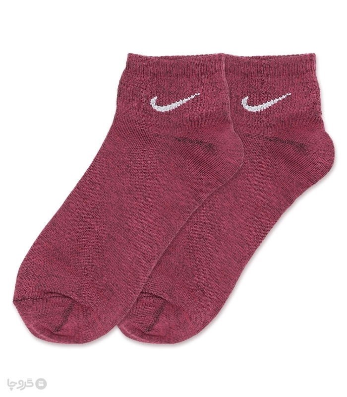 جوراب مچی کش انگلیسی طرح Nike طیف قرمز