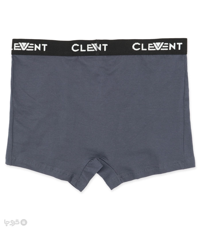 پک شورت مردانه پادار نخی کش از رو Clevent کلونت کد 2408 - بسته 3 عددی