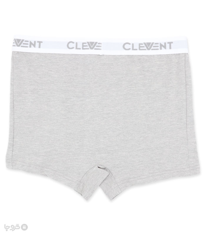پک شورت مردانه پادار نخی کش از رو Clevent کلونت کد 2408 - بسته 3 عددی