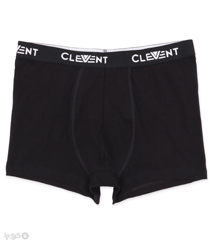 پک شورت مردانه پادار نخی کش از رو Clevent کلونت کد 2408 - بسته 3 عددی