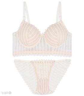 ست شورت و سوتین بلند توری فنردار ژوبین کد 2024