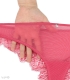 شورت زنانه اسلیپ حریر و دانتل Neev نیو کد 832 گلبهی تیره Velvet