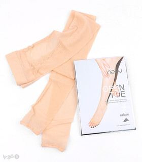جوراب شلواری Neev نیو کد 9205 مدل Open Toe ضخامت 7