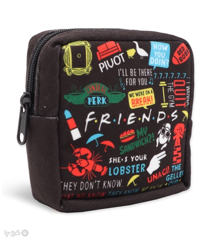 کیف نظم دهنده Hippo هیپو ابعاد 13×13 کد 102 طرح Friends